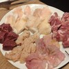 塩ホルモンさとう - 塩ホルモン盛り合わせ＋ラム肩ロース