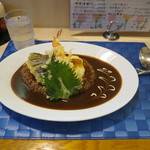カレーハウス すぷ～ん - 季節の天ぷらカレー 720円/ルー多め 50円/ライス大盛り 50円　※限定メニュー
      