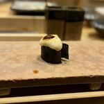 鮨 十兵衛 - ふぐ白子軍艦　最高