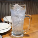 炭火焼肉ホルモンさわいし - レモンサワー