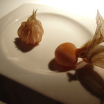 ラ・ソラシド フードリレーションレストラン - 口直しのほおずきのシャーベット