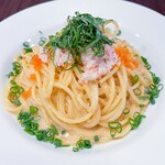 ケネディハウス銀座 - 大葉薫るズワイガニと鱈子のアルブッロ