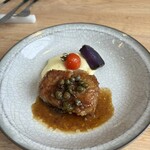 つるよし料理店 - お肉牛ヒレパン粉が纏ってます。