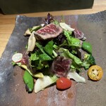 池尻大橋 ひとしずく - 牛たたき＆パリパリ野菜