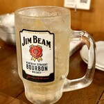 広島牡蠣と海鮮 KUROHIGEシーフード×２ - ジムビームメガハイボール