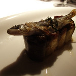 ラ・ソラシド フードリレーションレストラン - 稚鮎と赤茄子の天火焼き