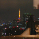 ラ・ソラシド フードリレーションレストラン - 遠くには東京タワーが・・・