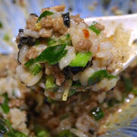 麺屋はなび - 台湾まぜそば（780円）に無料の追い飯をトッピング！