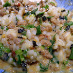 麺屋はなび - 台湾まぜそば（780円）に無料の追い飯をトッピング！