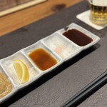 五感で楽しむ串揚げ屋 生粋namaiki - ソース類