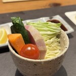 五感で楽しむ串揚げ屋 生粋namaiki - 産地直送の新鮮野菜スティック