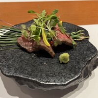 銀座 牛乃季 - A5黒毛和牛のローストビーフ