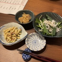 御茶ノ水 TEN - 薬味サラダ、旬の先付け