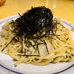 関谷スパゲティ - ［おすすめスパゲティ］アサリとヤリイカのペペロンチーノ