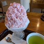 秀月堂 - 桜味かき氷　レギュラーサイズ