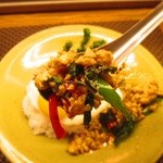 ガパオ＆鶏肉炒め