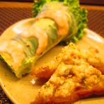 ベトナム風生春巻き＆タイ海老トースト
