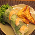 ベトナム風生春巻き＆タイ海老トースト