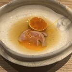 吾一 - 肝とたまひもの煮付け