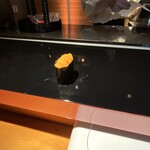 乙女寿司 - 馬糞雲丹(浜中産)。濃厚で臭みはゼロ！