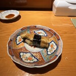 乙女寿司 - うなぎ。これも出来立てで旨みが詰まってて非常に美味しい！