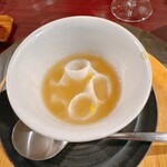 hape - 蕪にスープを入れてもらった後