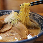 麺や樽座 - 麺はこんな感じ