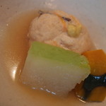 やさい料理 つむぎや - 枝豆飛竜頭