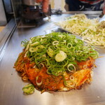 お好み焼き&鉄板焼き花花 - 料理写真:花花焼き・そばダブル