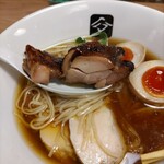 中華そば 髙野 - 照焼の鶏モモ肉チャーシュー ♪