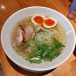 麺家 たけ田 - 塩らぁ麺（同行者）