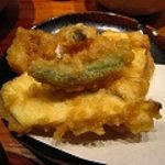 Sakanaryouri Rokkon - 御造り定食の　てんぷらです。