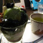 大黒屋カフェ - 大黒屋パフェ（煎茶つき）