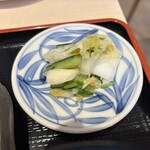 こだわりとんかつ かつき亭 - お新香