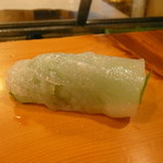 吉乃寿司 - 烏賊はアオリ烏賊か赤烏賊