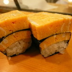 吉乃寿司 - 玉子はそのままか握ってもらうか