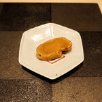 鮨 飛躍 - 炙り唐墨