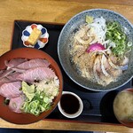 博多ごまさば屋 - 寒ぶり丼とトロ鯖