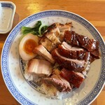 金陵 - ２種盛り丼　　1,500円