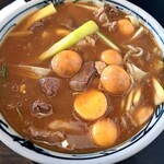 ごまそば あずみ - とりモツカレー蕎麦(1,008円)