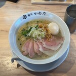 麺処かわ乃 - 特製鴨と貝の中華そば
