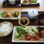 ななかまど - 週変わりの健康定食。ヘルシーなのに、食べ応えがあり、ご飯も進む！丁寧に作られていてとっても美味しかったです。