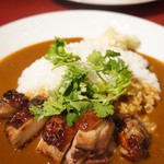 シェ・イノ - 福島伊達どりのキャラメリゼとスパイシーカレー（グランメゾンチャリティーカレーイベント・2013/11）