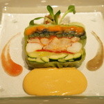 オマール海老のガトー仕立てコートドール風
          