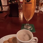 NADNYE - お通しのマッシュルームスープ