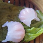 杏's cafe - 海老蒸し餃子