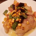 松阪豚のチーズ重ね焼