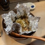 鮨 笹元 - スルメイカの肝焼き