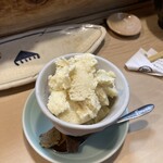 鮨 笹元 - バナナのアイスクリーム