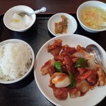 香港酒楼 - 料理写真:ランチ酢豚定食